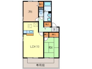 ボヌール　Ａの物件間取画像